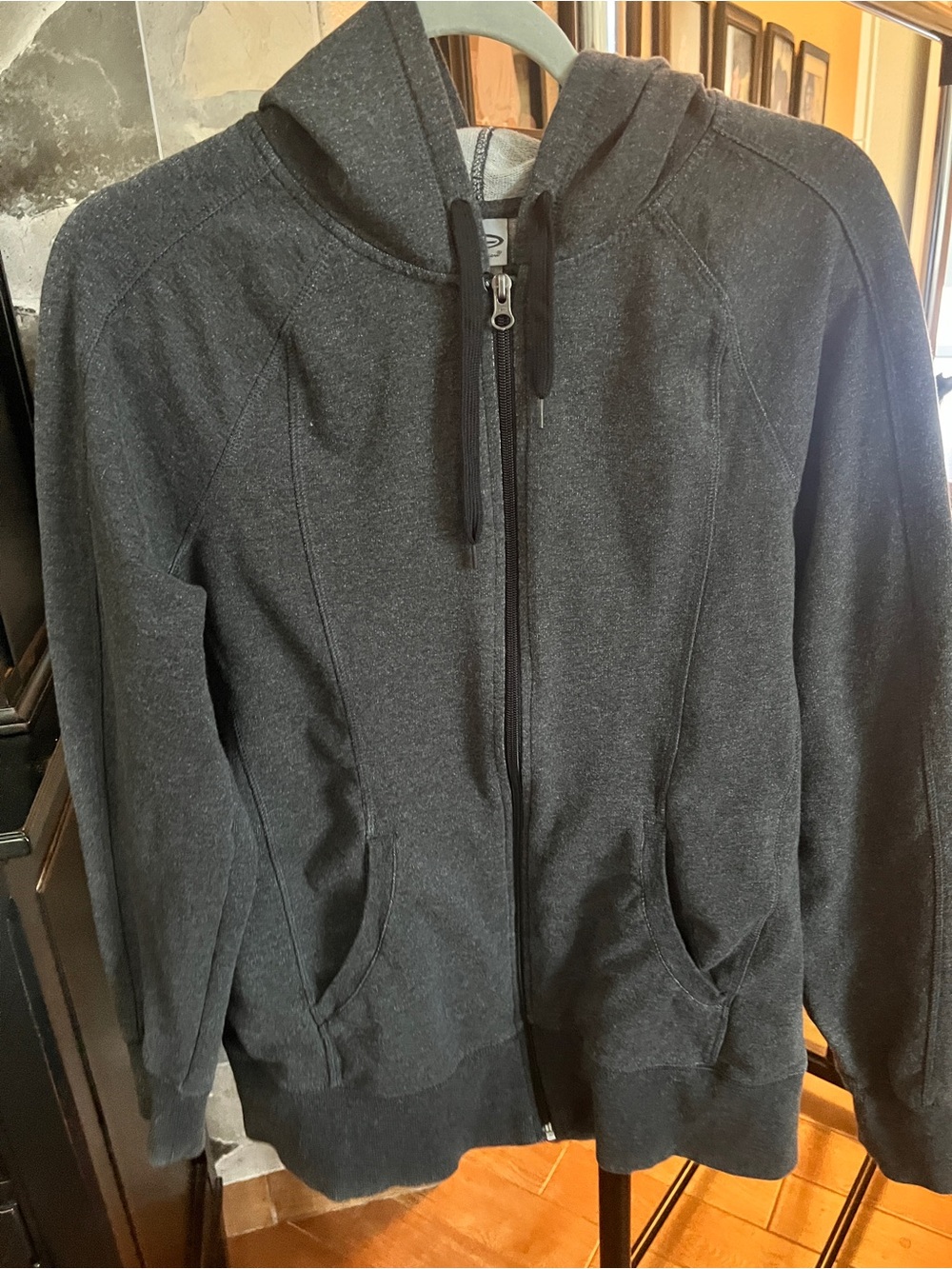 Champion Dark Gray Full-Zip Hoodie